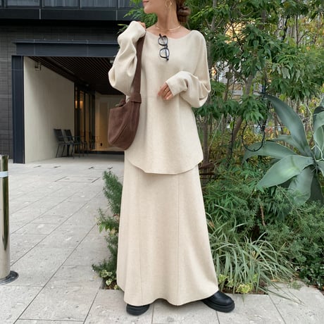 フレアリラックスニットセットアップ