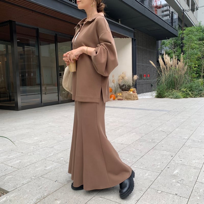 とろとろスキッパーボリュームスリーブTOPS | BLATE