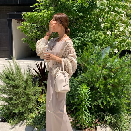ストレッチストレートワンピース
