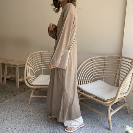 シアーロングカーディガン