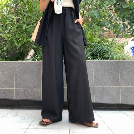 リラックスワイドパンツ