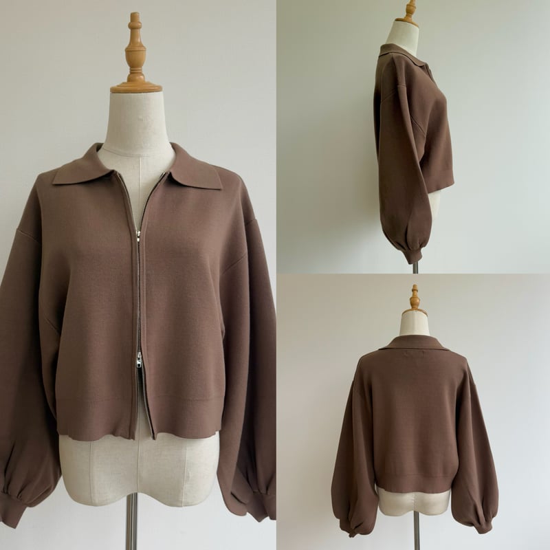 STONE  ダブルジップカーディガン　ネイビー　2014SS 春夏 STONE ダブルジップカーディガン ネイビー 2014SS 春夏 STONE