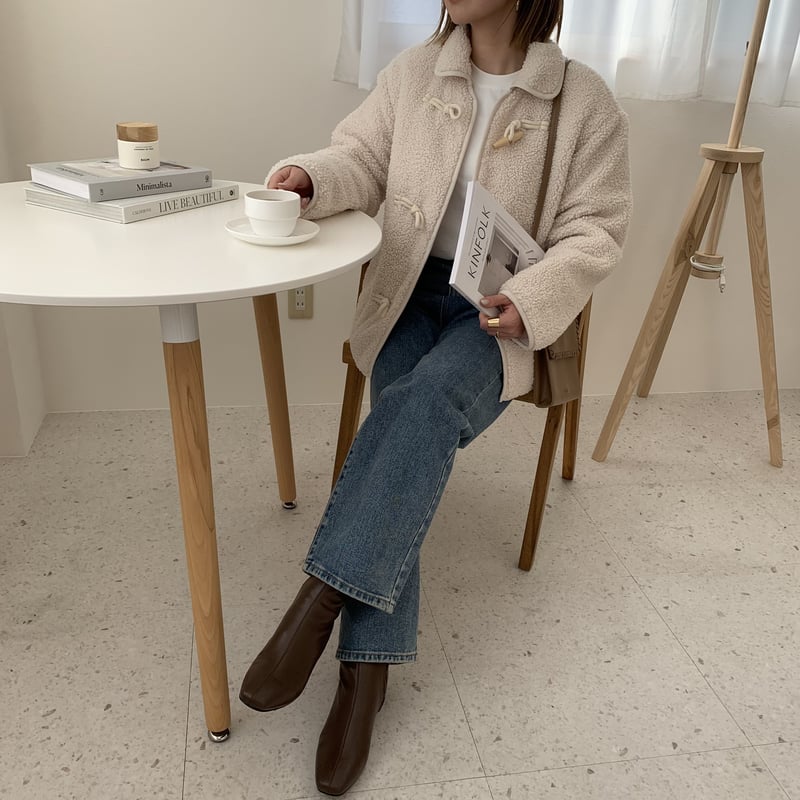 ダッフルボアショートコート | BLATE