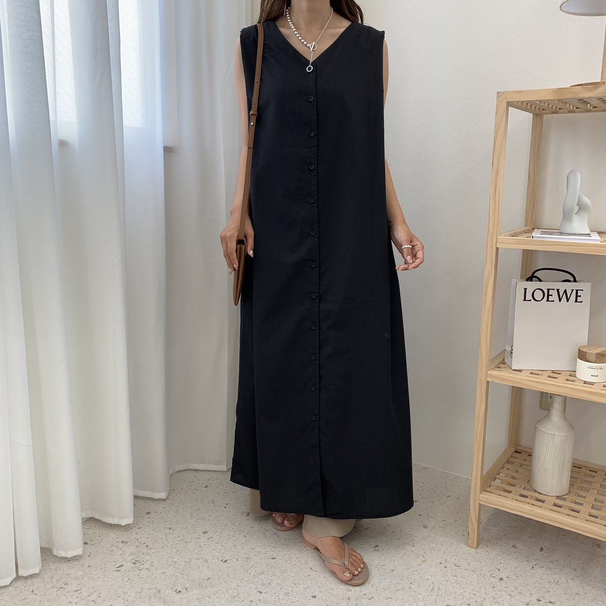 2WAYバックボタンロングワンピース | BLATE 2WAYバックボタンロングワンピース | BLATE