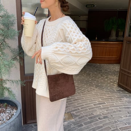 スエードミニショルダーbag