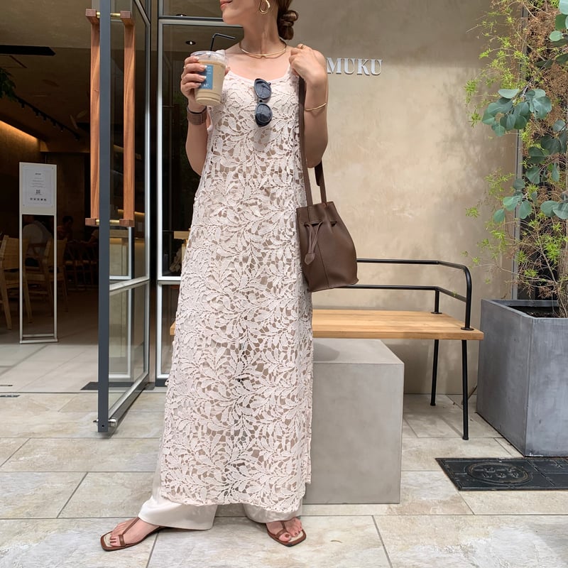 2wayニュアンスレースキャミソールワンピース | BLATE