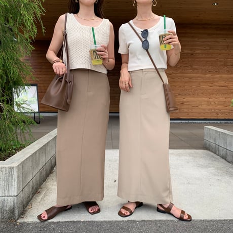 美ラインニュアンスロングスカート