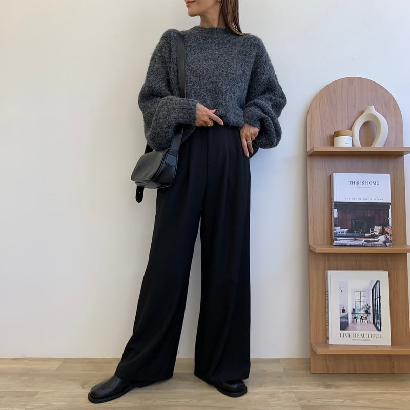 ルーズワイドタックパンツ | BLATE