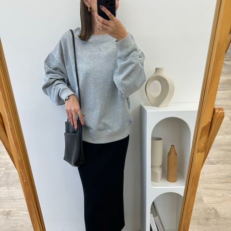 ラメシンプルスウェット