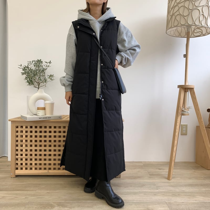 中綿ロングベスト | BLATE