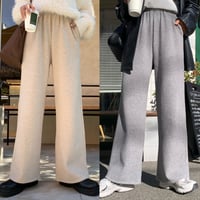 温か裏起毛ニュアンスワイドパンツ