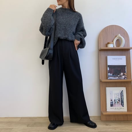 ルーズワイドタックパンツ