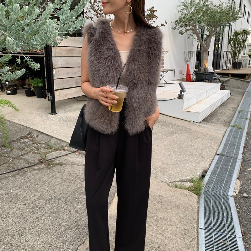 エコファーショートベスト | BLATE