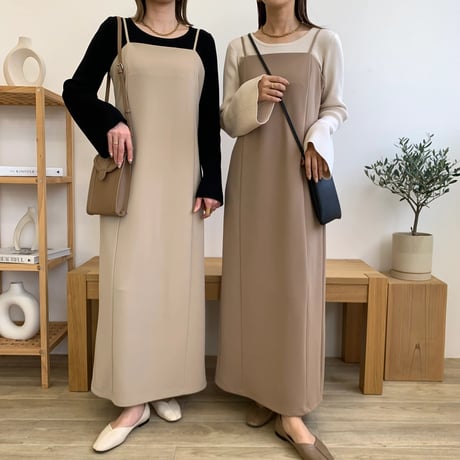 リラックスキャミソールワンピース