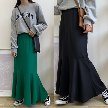 シンプルマーメイドスカート