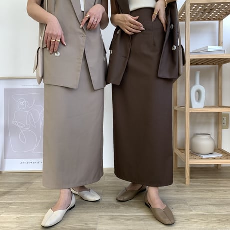 上質ニュアンスタイトスカート