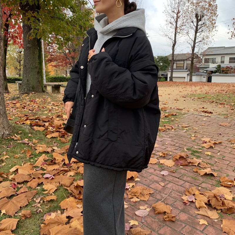 ユニセックス袖取り外し中綿ブルゾン | BLATE