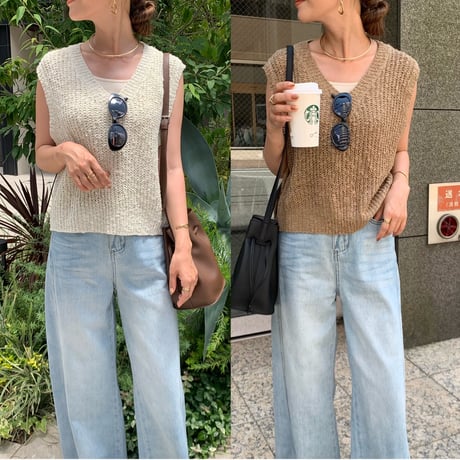 TODAYFUL - 新品 blate  ヘリンボーンボリュームニット　ベージュ 024_1.jpg
