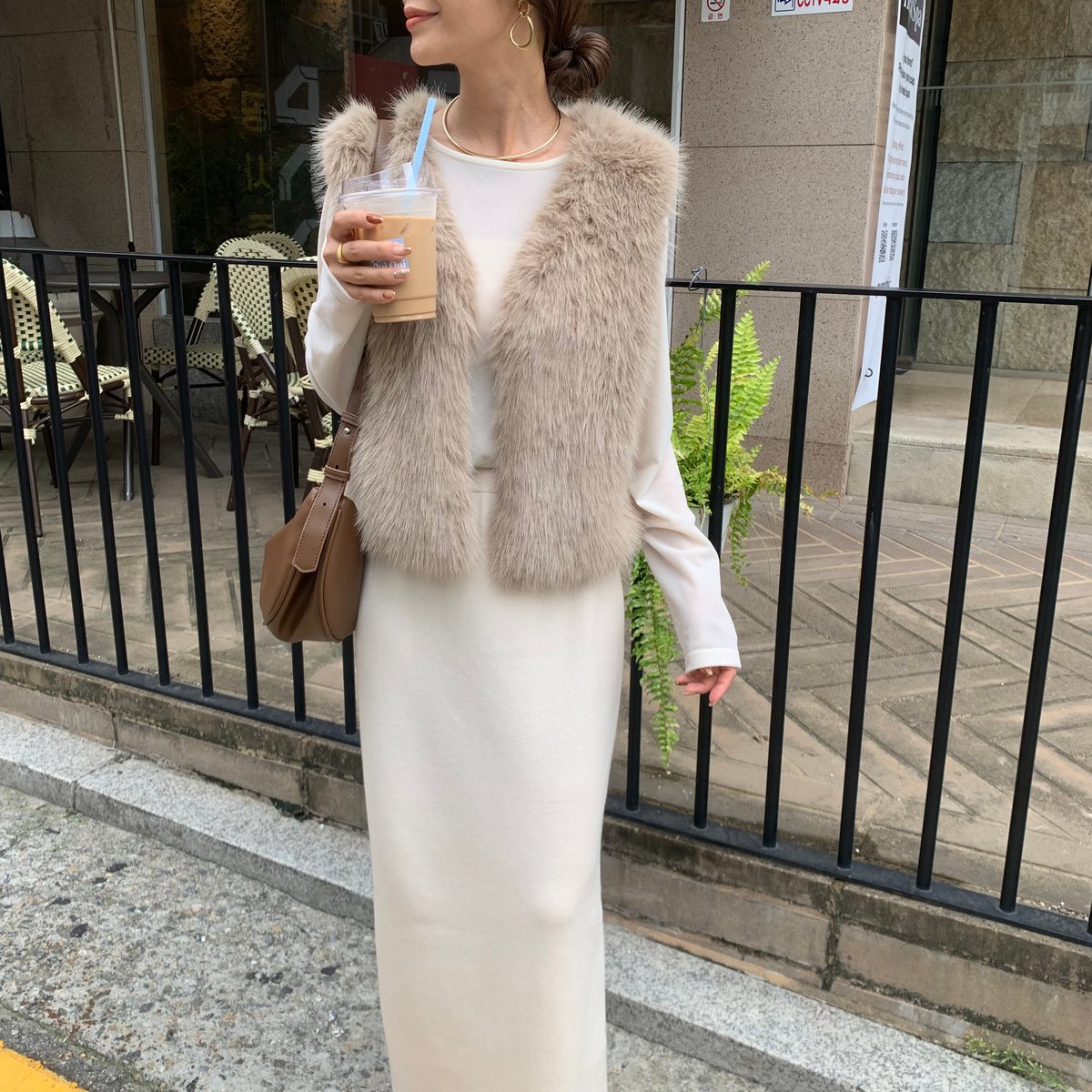 エコファーショートベスト | BLATE