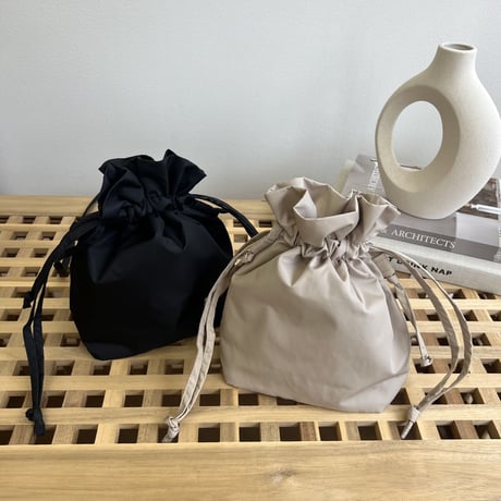 撥水巾着bag