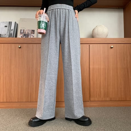 履き心地最高ニュアンスリラックスワイドパンツ