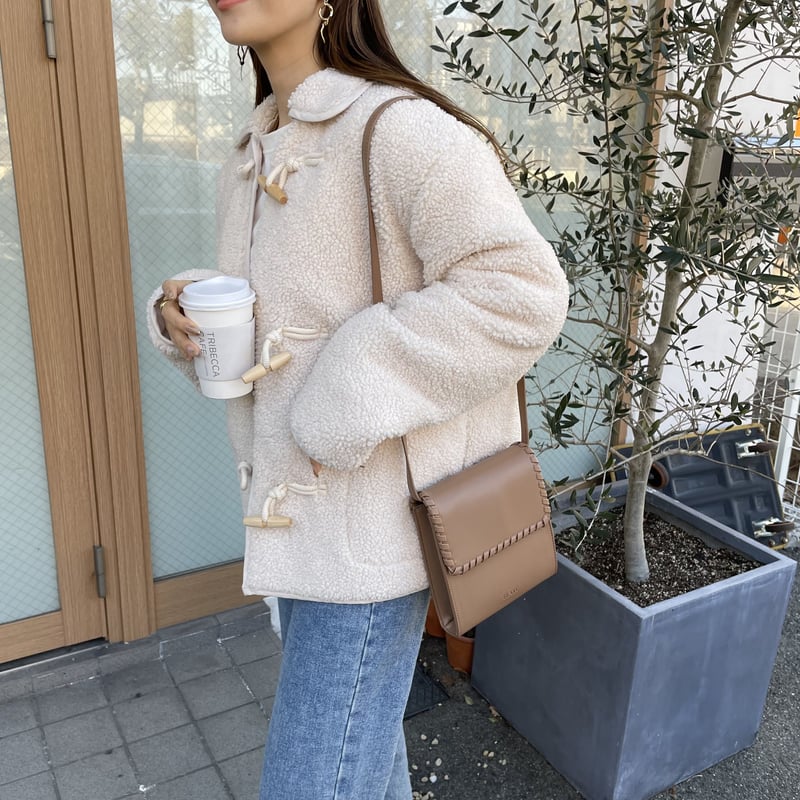 ダッフルボアショートコート | BLATE ダッフルボアショートコート | BLATE