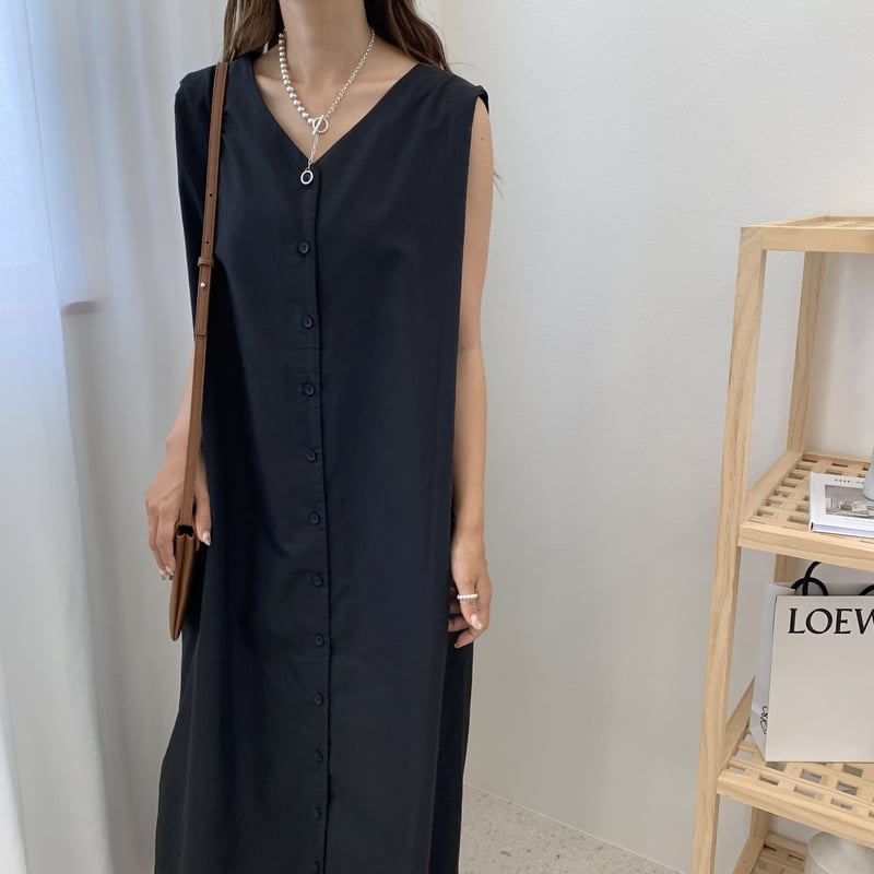 2WAYバックボタンロングワンピース | BLATE 2WAYバックボタンロングワンピース | BLATE