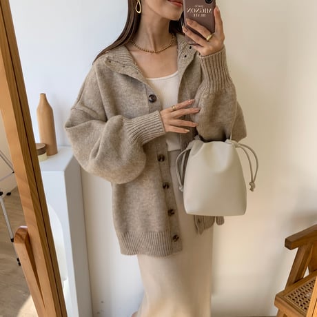 2wayもちもちボリュームハイネックニット
