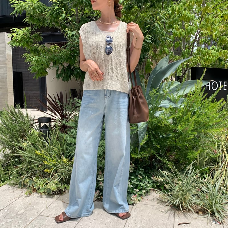 ブークレーショートニットベスト | BLATE