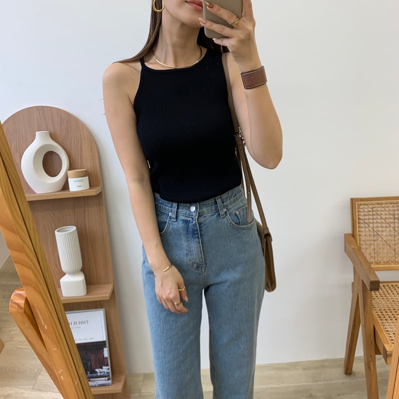 アシンメトリーデザインタンクトップ | BLATE