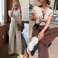 ニュアンス2wayドローコードスウェットパンツ