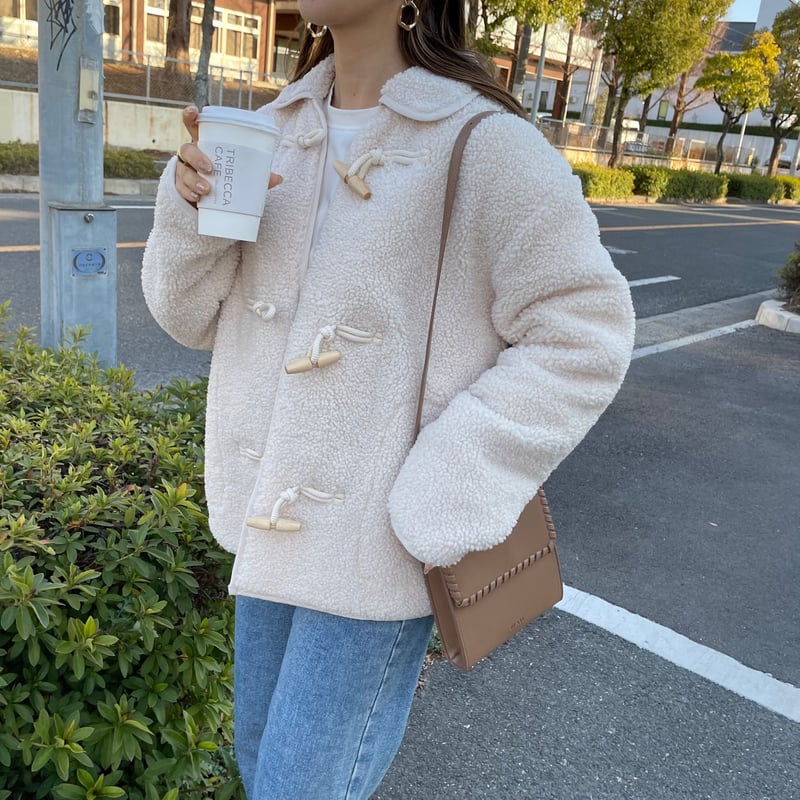 ダッフルボアショートコート | BLATE ダッフルボアショートコート | BLATE