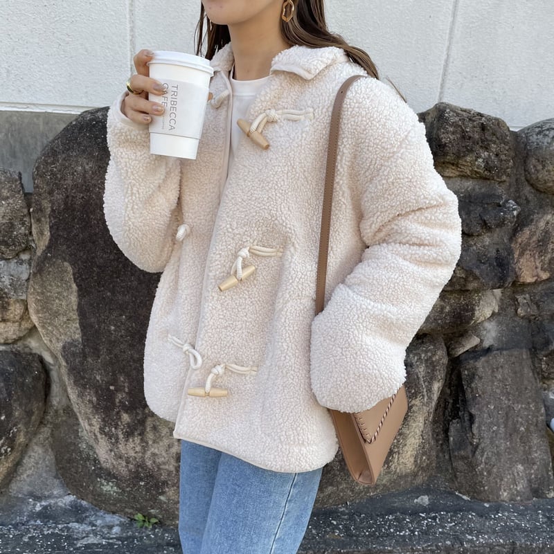 ダッフルボアショートコート | BLATE ダッフルボアショートコート | BLATE