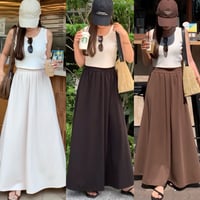 リラックス体型カバーフレアスカート