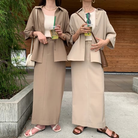 美ラインニュアンスロングスカート