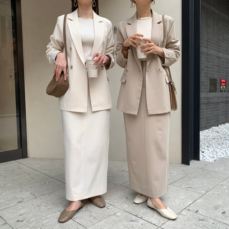 即納・サイズ調節可能・ニュアンススカートセットアップ | BLATE 