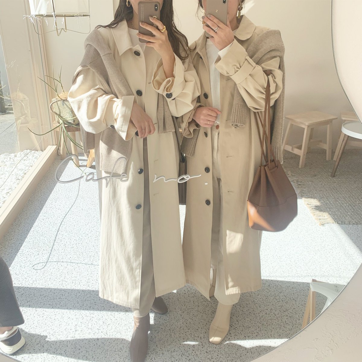 スプリングステンカラーコート | BLATE