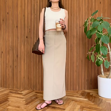 美ラインニュアンスロングスカート