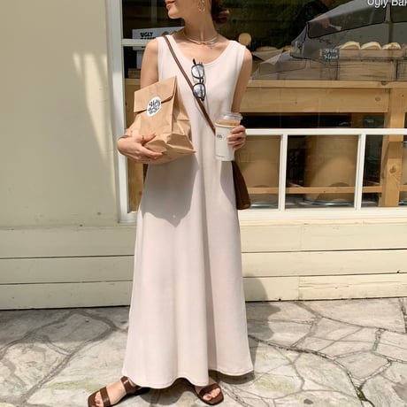 リラックスフレアワンピース