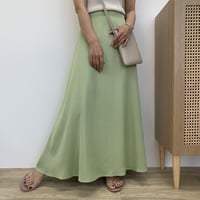 ヴィンテージサテンフレアマキシスカート