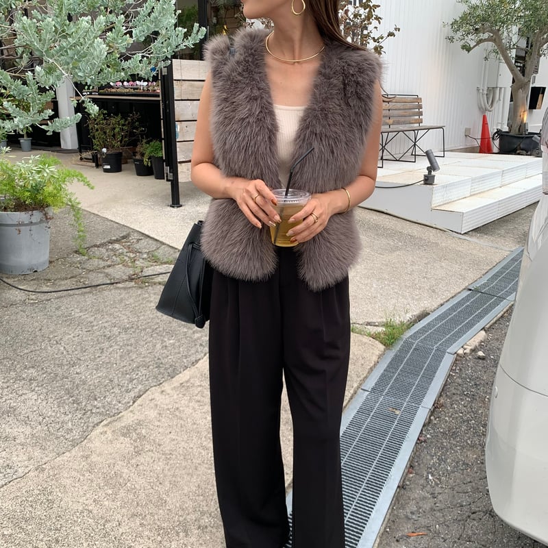 エコファーショートベスト | BLATE