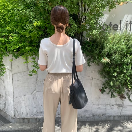 やわらかワッフルストレッチ2wayTee