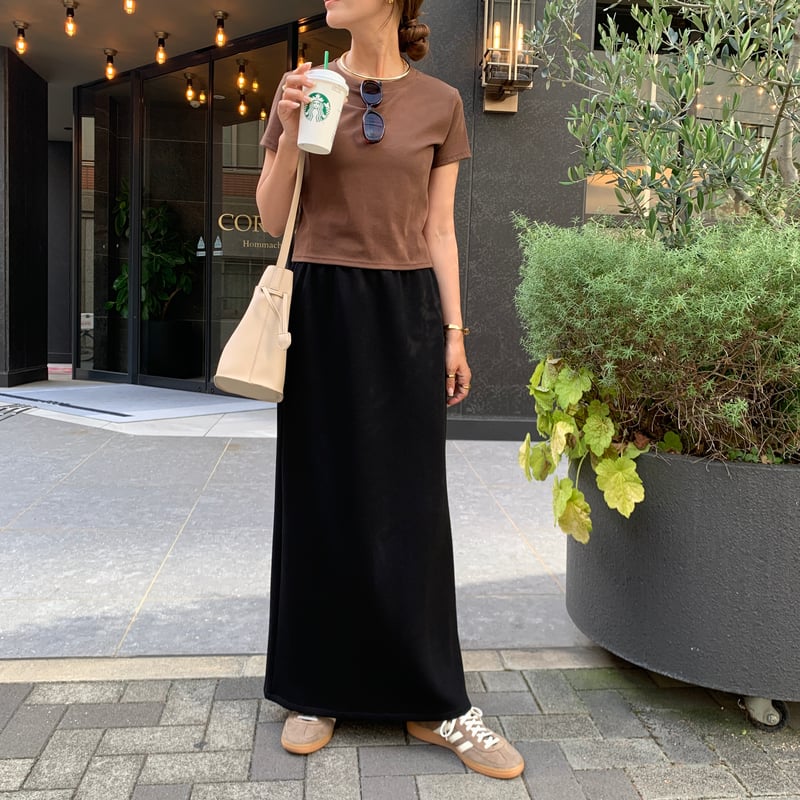 ROCHAS ブークレジャガード　ぺプラムタイトスカート 着心地抜群・リラックスタイトスカート | BLATE