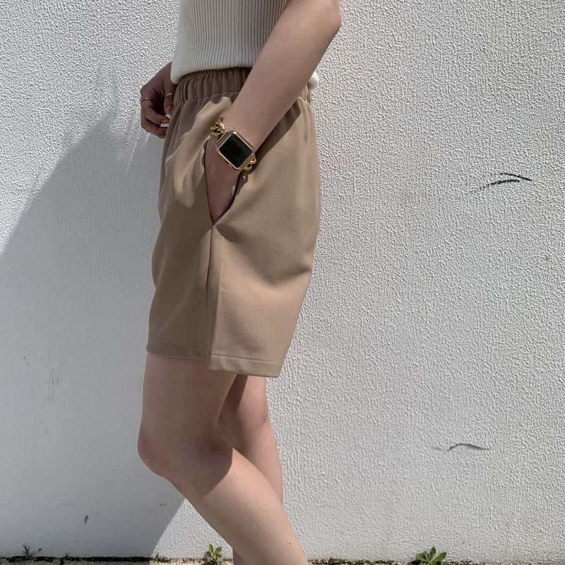 細見えスイムショートパンツ キーネックと同素材 | BLATE