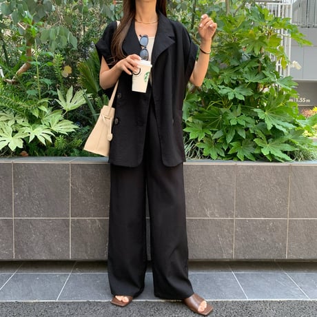 リラックスワイドパンツ