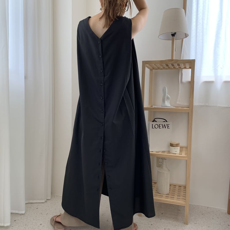 2WAYバックボタンロングワンピース | BLATE 2WAYバックボタンロングワンピース | BLATE