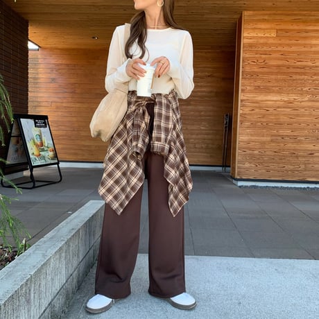 とろみリラックススウェットパンツ