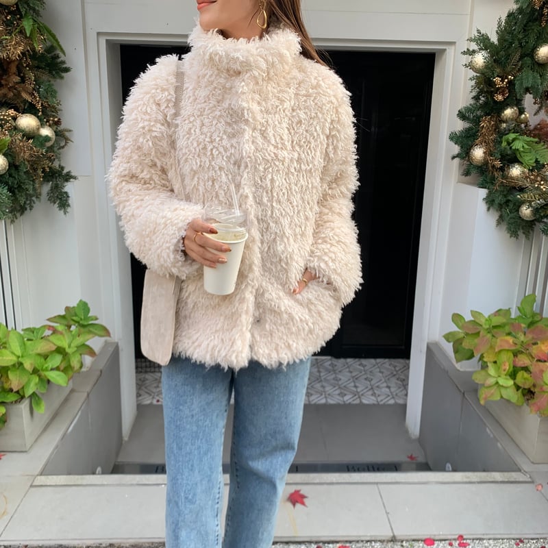 BLATE プードルエコファースタンドジャケット プードルエコファースタンドジャケット | BLATE