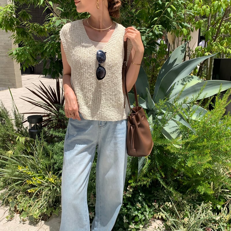 ブークレーショートニットベスト | BLATE