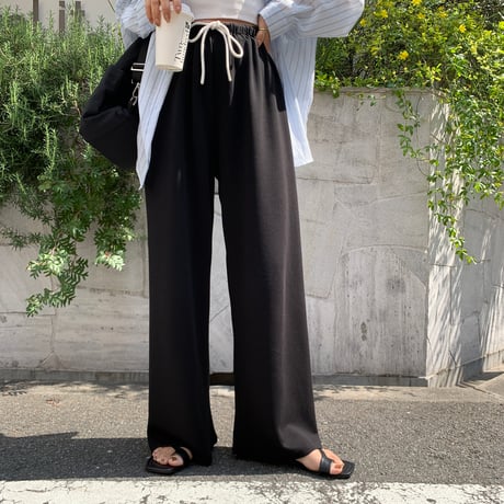 とろとろリラックスワイドパンツ